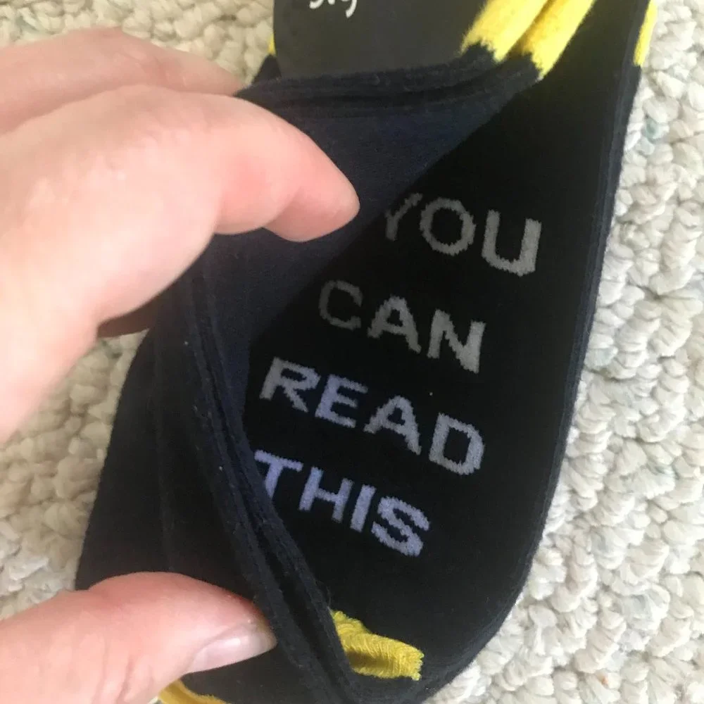 If you can read this Bring me some Wine -Socks
